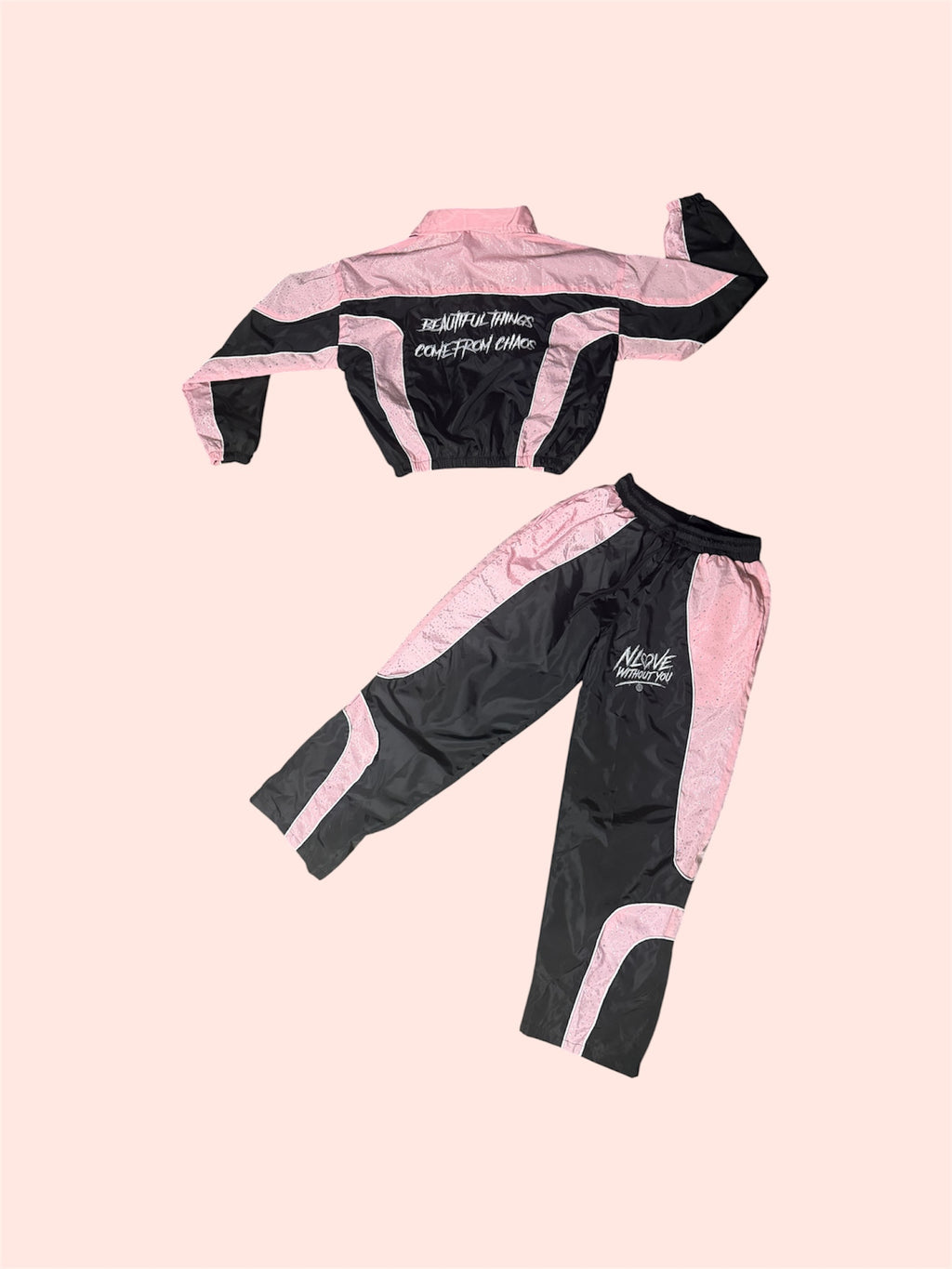 N Love Without You - Pink Windbreaker Set
