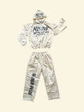 N Love Without You - Off White Windbreaker Set